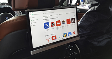 Съемные мониторы на спинку сидений (Android) – установка в BMW X7 G07