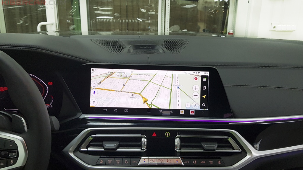 BMW X7 Мультимедийный навигационный блок AirTouch Performance Android 8 Яндекс навигатор