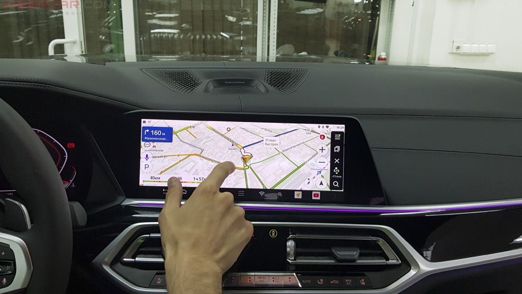 BMW X7 Мультимедийный навигационный блок AirTouch Performance Android 8 яндекс навигатор