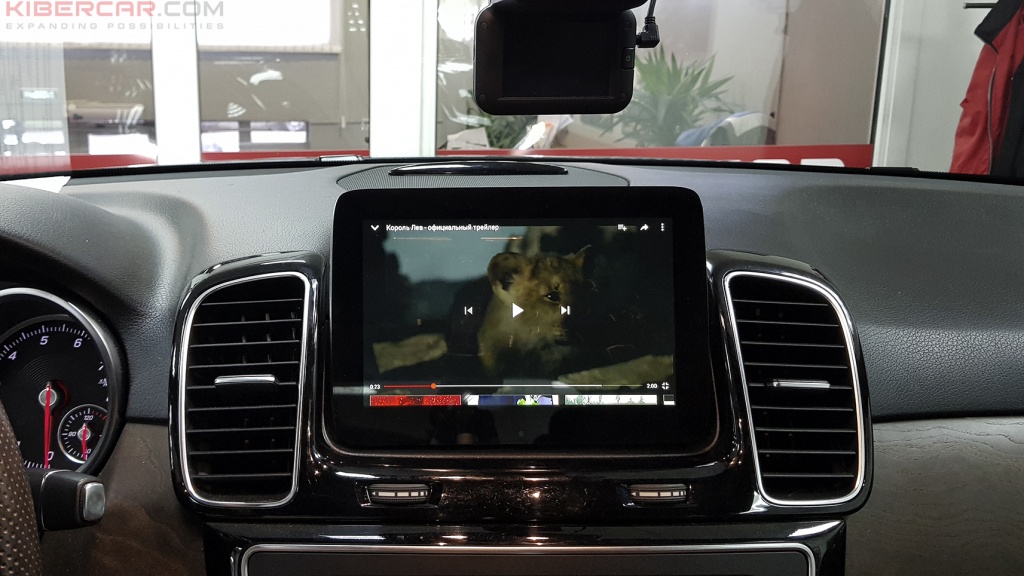 Мультимедийный навигационный блок AirTouch Performance 8 на Mercedes Benz GLE 300 youtube