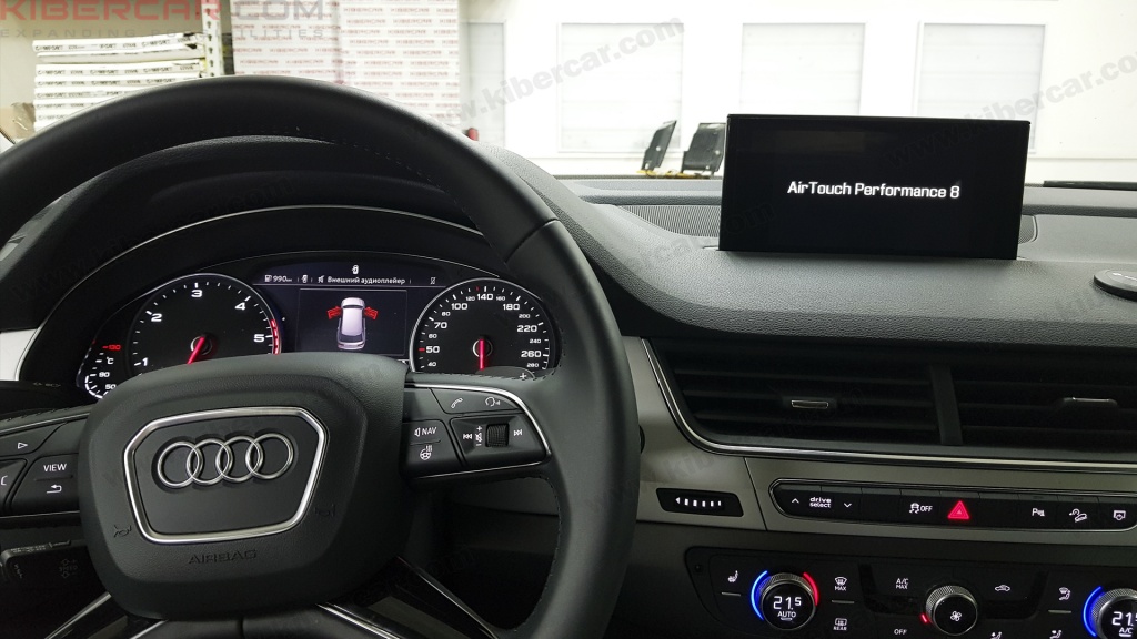 Audi Q7 Мультимедийный навигационный блок Airtouch Performance Android 8 логотип