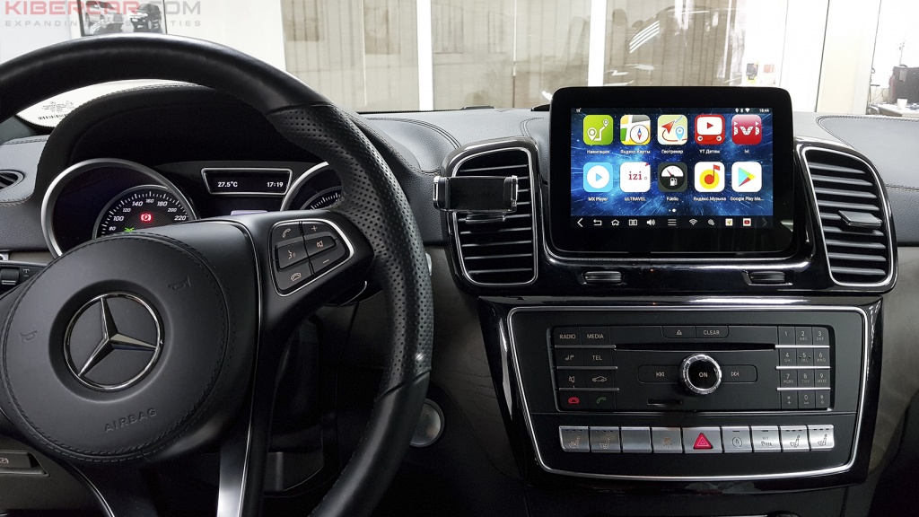 Mercedes Benz GLS 400 мультимедийный навигационный блок AirTouch Performance Android 8 приложения