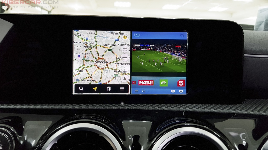 Mercedes Benz A-Class мультимедийный навигационный блок AirTouch Performance Android 8 Split Screen
