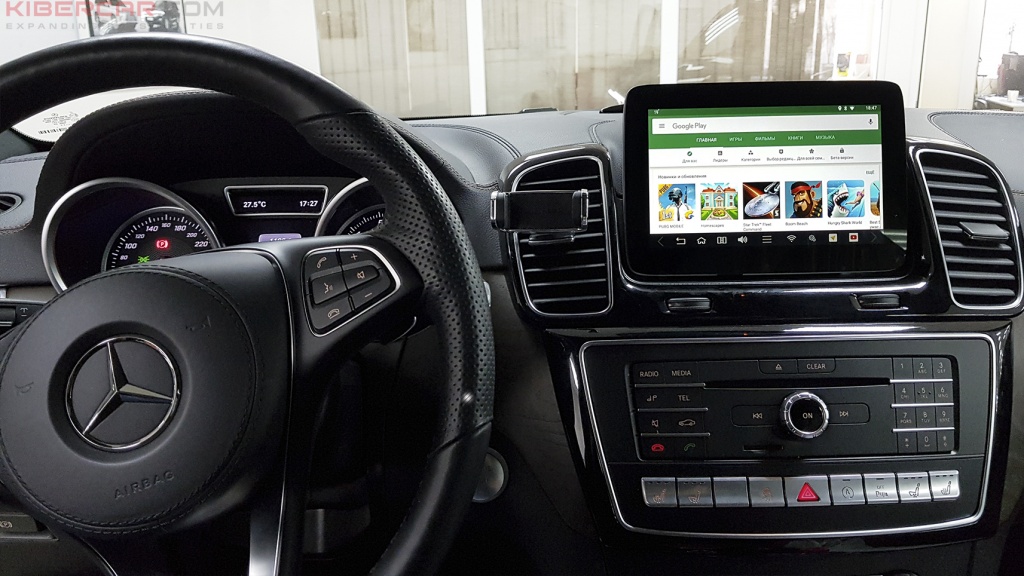 Mercedes Benz GLS 400 мультимедийный навигационный блок AirTouch Performance Android 8 Play Маркет