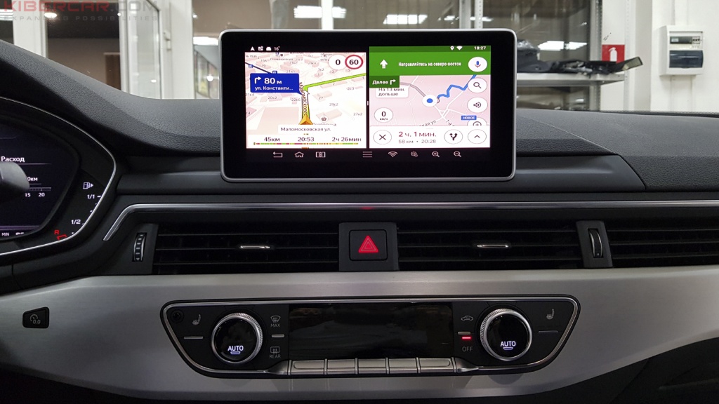 Audi A5 Coupe Мультимедийный навигационный блок AirTouch Performance Android 8 Двойной экран