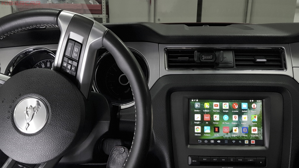 Мультимедийный навигационный блок AirTouch Performance Android 8 Ford Mustang GT 