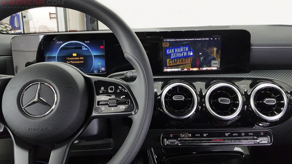 Mercedes Benz A-Class мультимедийный навигационный блок AirTouch Performance Android 8 YouTube