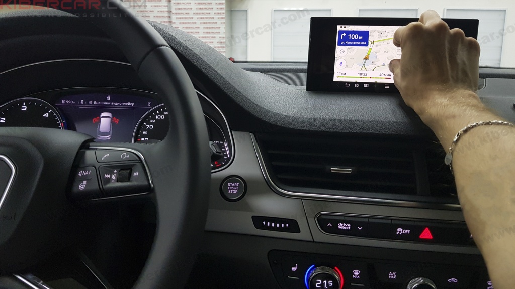 Audi Q7 Мультимедийный навигационный блок Airtouch Performance Android 8 Яндекс Навигатор