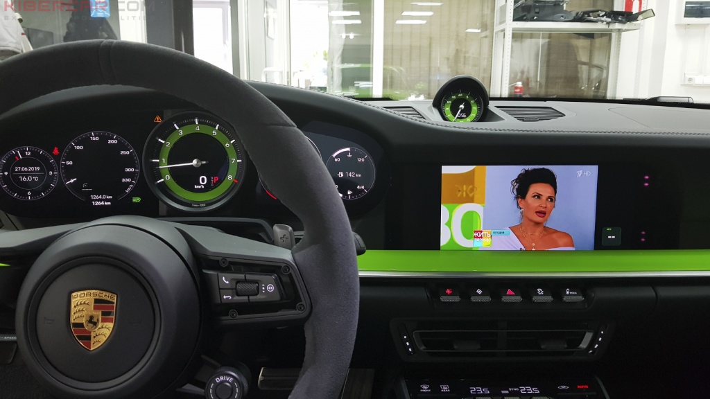 Porsche 911 Carrera 4S Мультимедийный навигационный блок AirTouch Performance Android 8 Онлайн ТВ