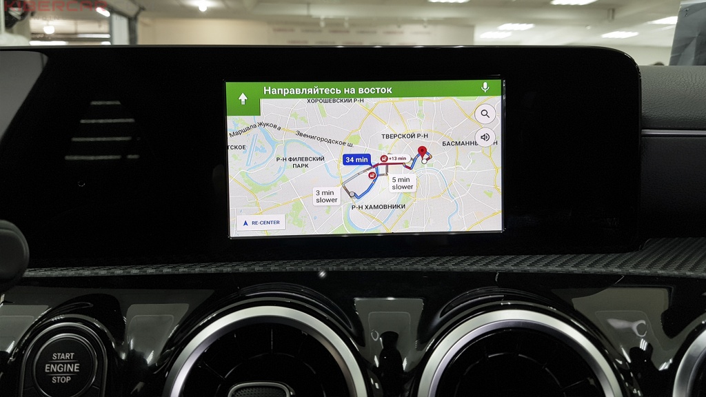 Mercedes Benz A-Class мультимедийный навигационный блок AirTouch Performance Android 8 Google Maps