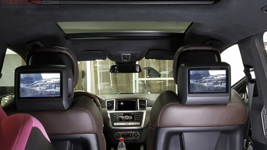 AppleTV в автомобиле Mercedes Benz GL 63 AMG