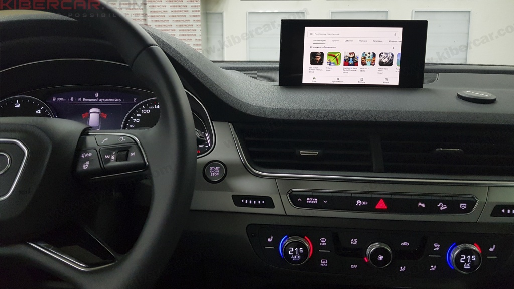 Audi Q7 Мультимедийный навигационный блок Airtouch Performance Android 8 Play Маркет