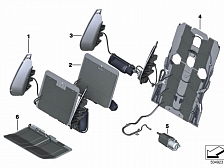 Поясничная опора водителя и пассажира для BMW X5 G05 (488)