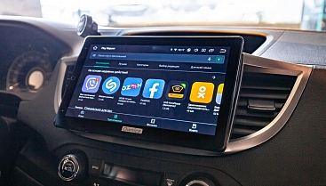 Замена штатного монитора Honda CR-V 2013 года на головное устройство в стиле TESLA с системой на базе ОС Android