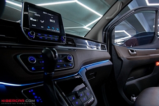 Hyundai Starex: установка амбиентной подсветки