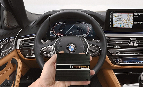 Процессорное усиление штатного звука Plug&Play - "Match" на BMW 3 серии VI поколение (F3x) Рестайлинг
