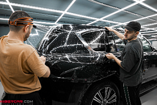 Lexus LX: оклейка антигравийной полиуретановой пленкой