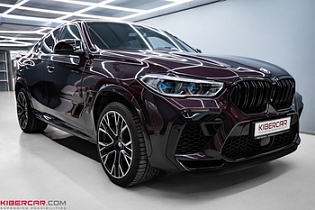 Нанесение керамики на глянцевую полиуретановую пленку на BMW X6M