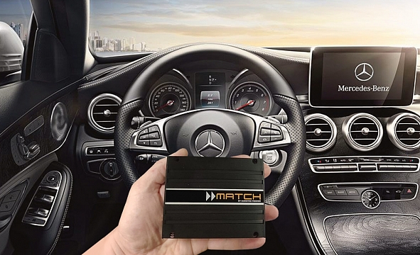 Процессорное усиление штатного звука Plug&Play - "Match" на Mercedes-Benz G-Класс