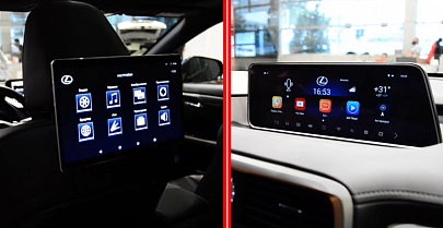 Lexus RX 2018: Android AirTouch Performance и мониторы на спинки сидений